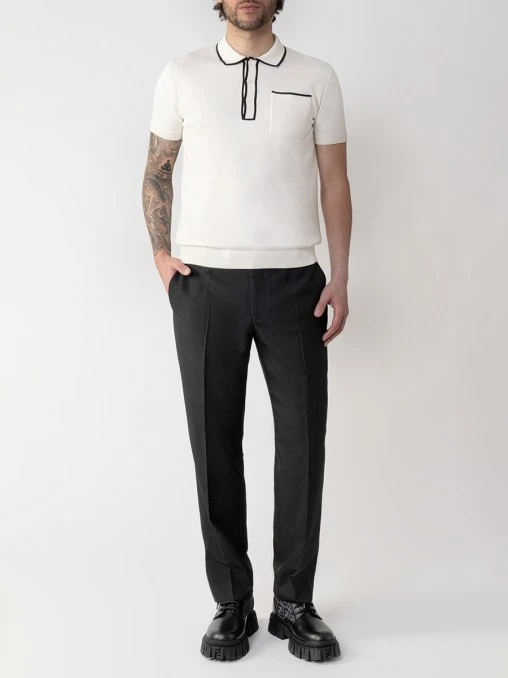 Поло хлопковое VALENTINO