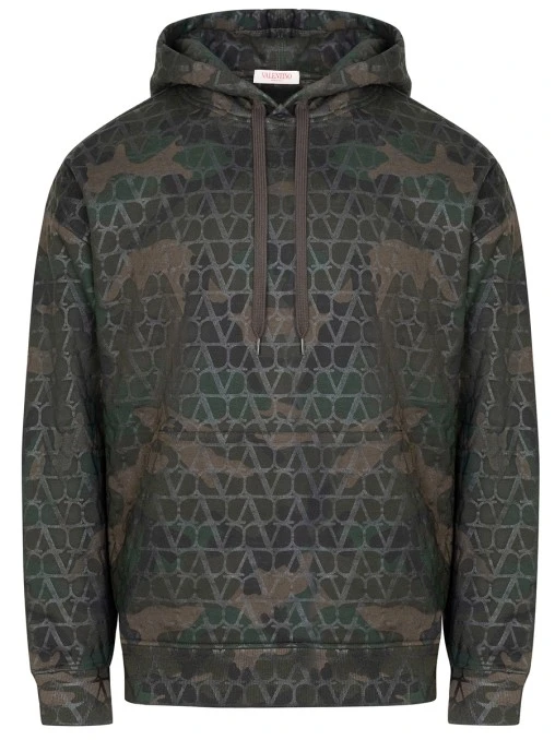 Худи хлопковое VALENTINO