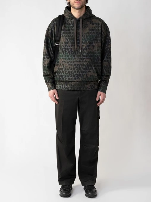 Худи хлопковое VALENTINO