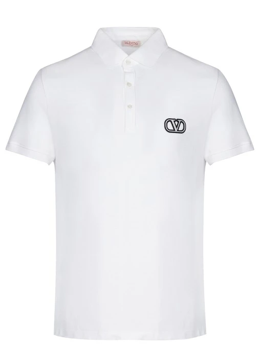 Поло хлопковое VALENTINO