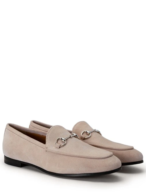 Лоферы замшевые GUCCI