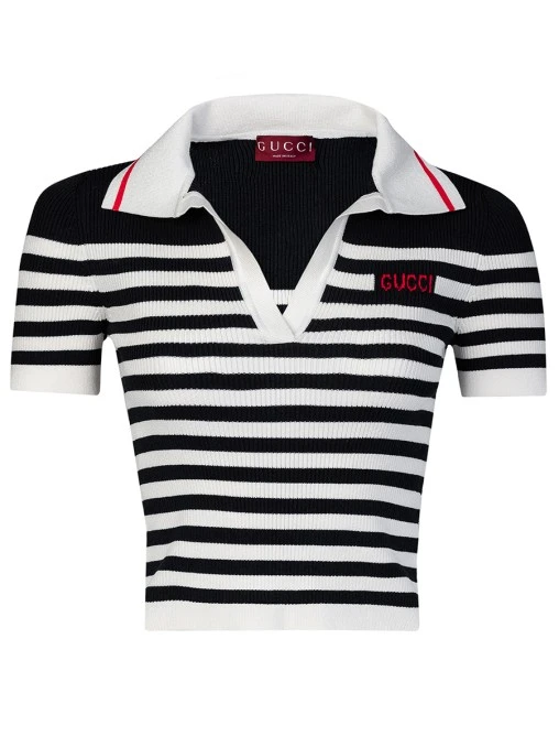 Поло хлопковое GUCCI