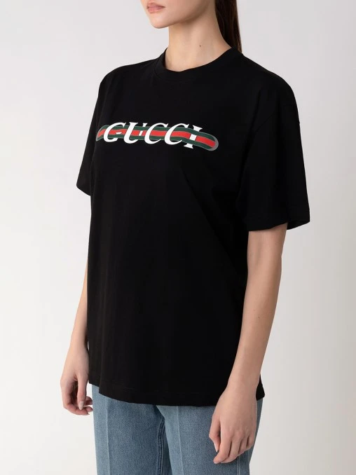 Футболка хлопковая GUCCI