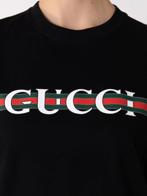 Футболка хлопковая GUCCI