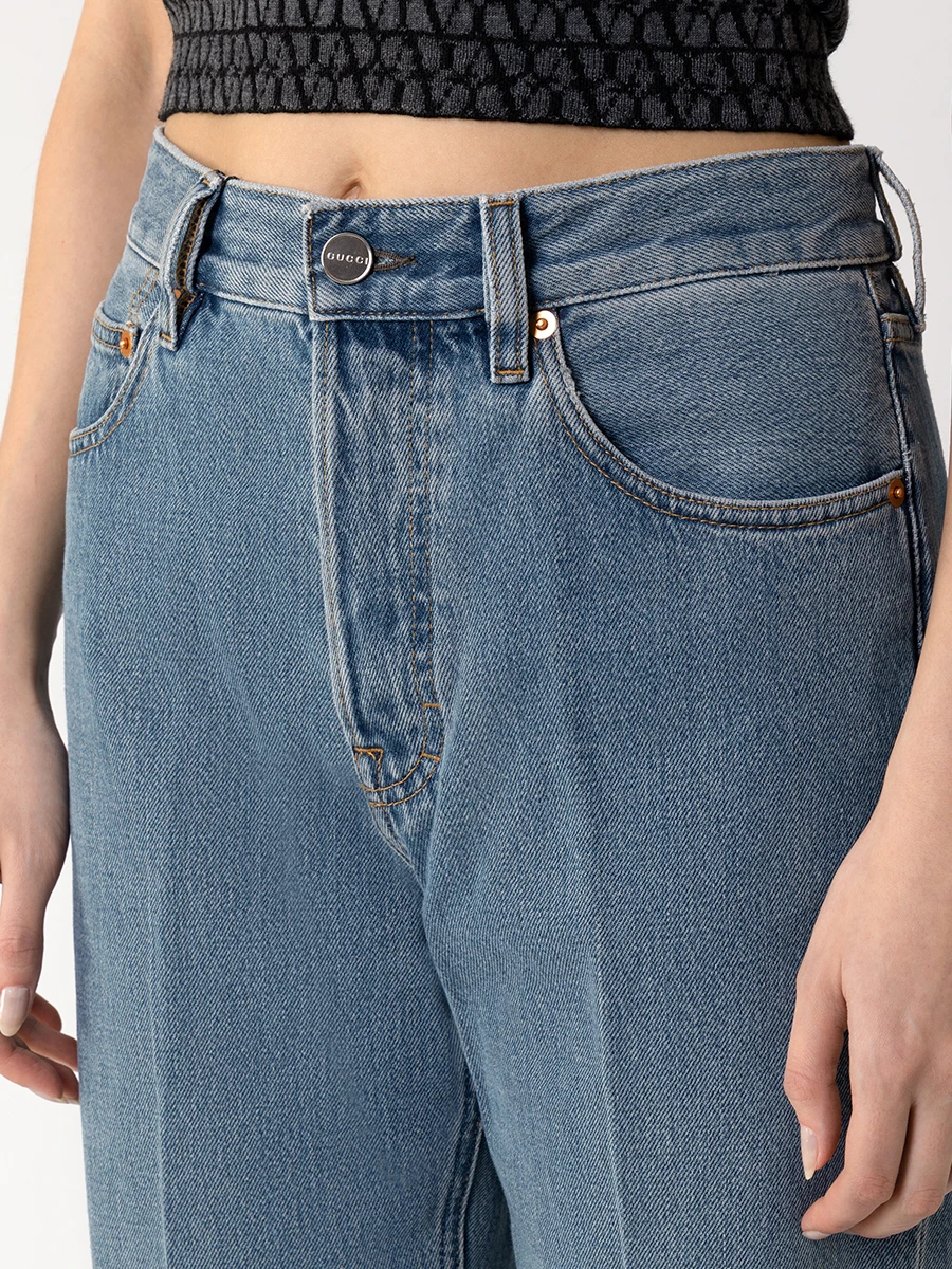 Джинсы хлопковые