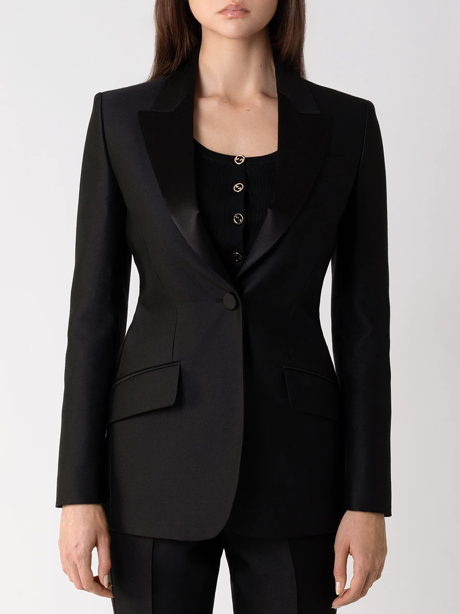 Жакет шерстяной