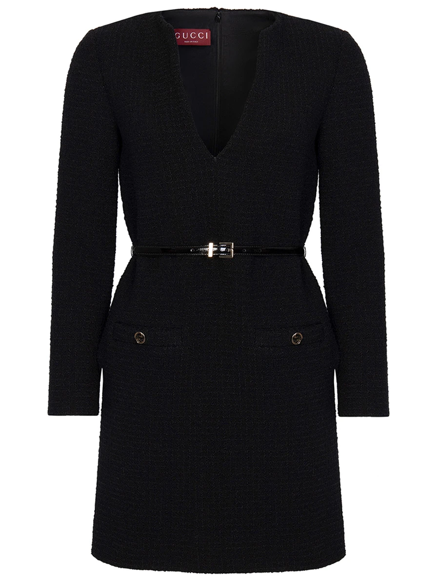 Платье шерстяное