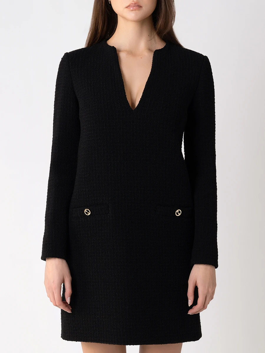 Платье шерстяное