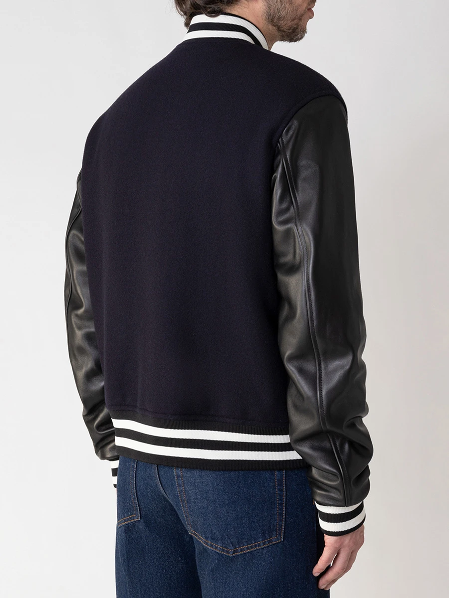 Бомбер комбинированный