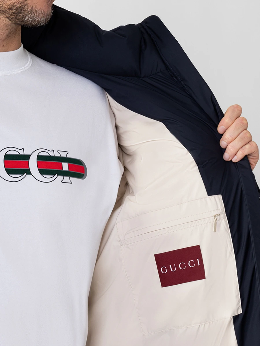 Пуховик стеганый