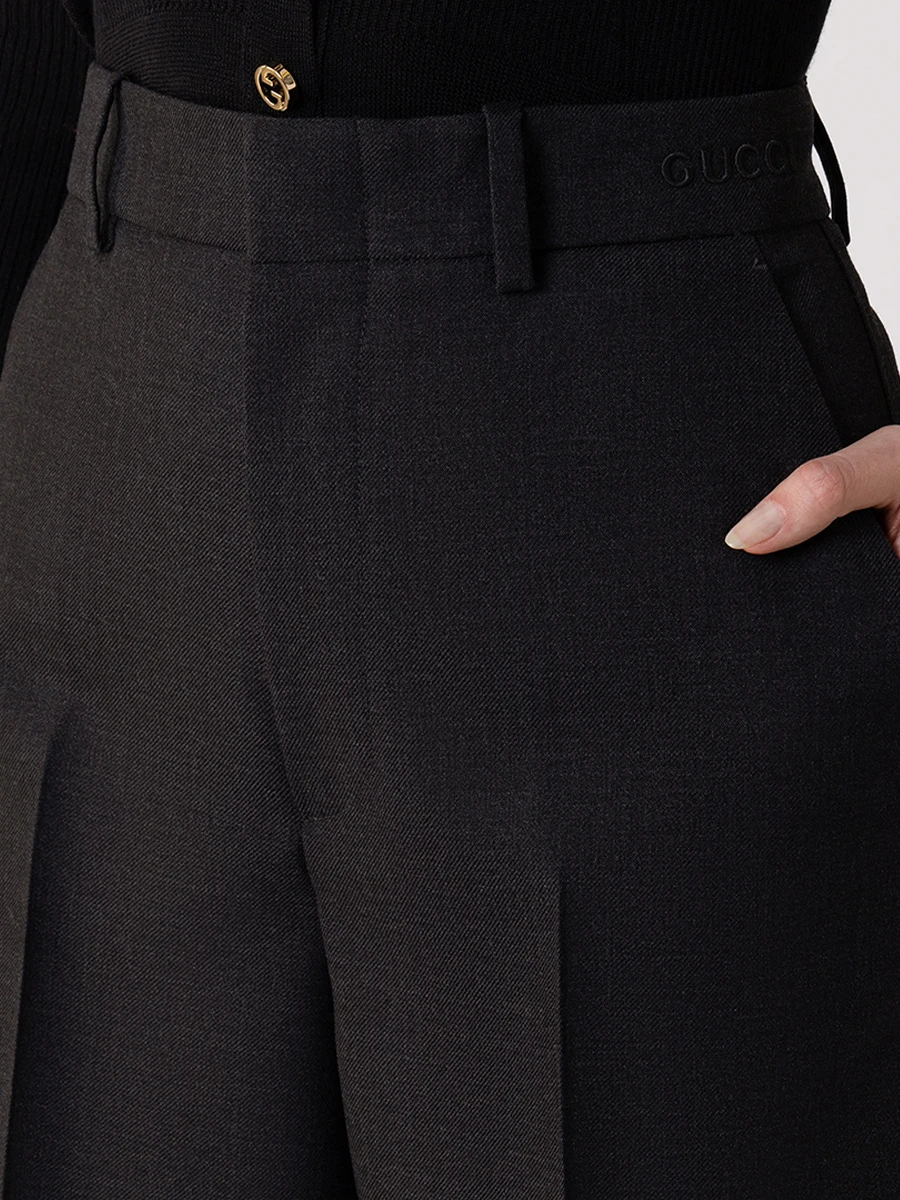 Брюки шерстяные