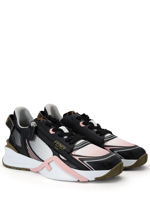 Кроссовки Flow комбинированные FENDI