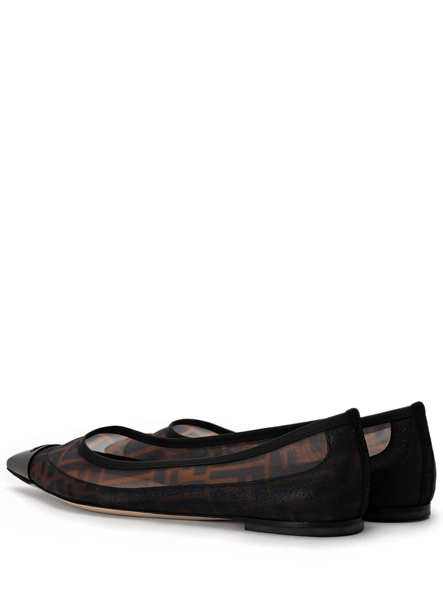 Балетки комбинированные