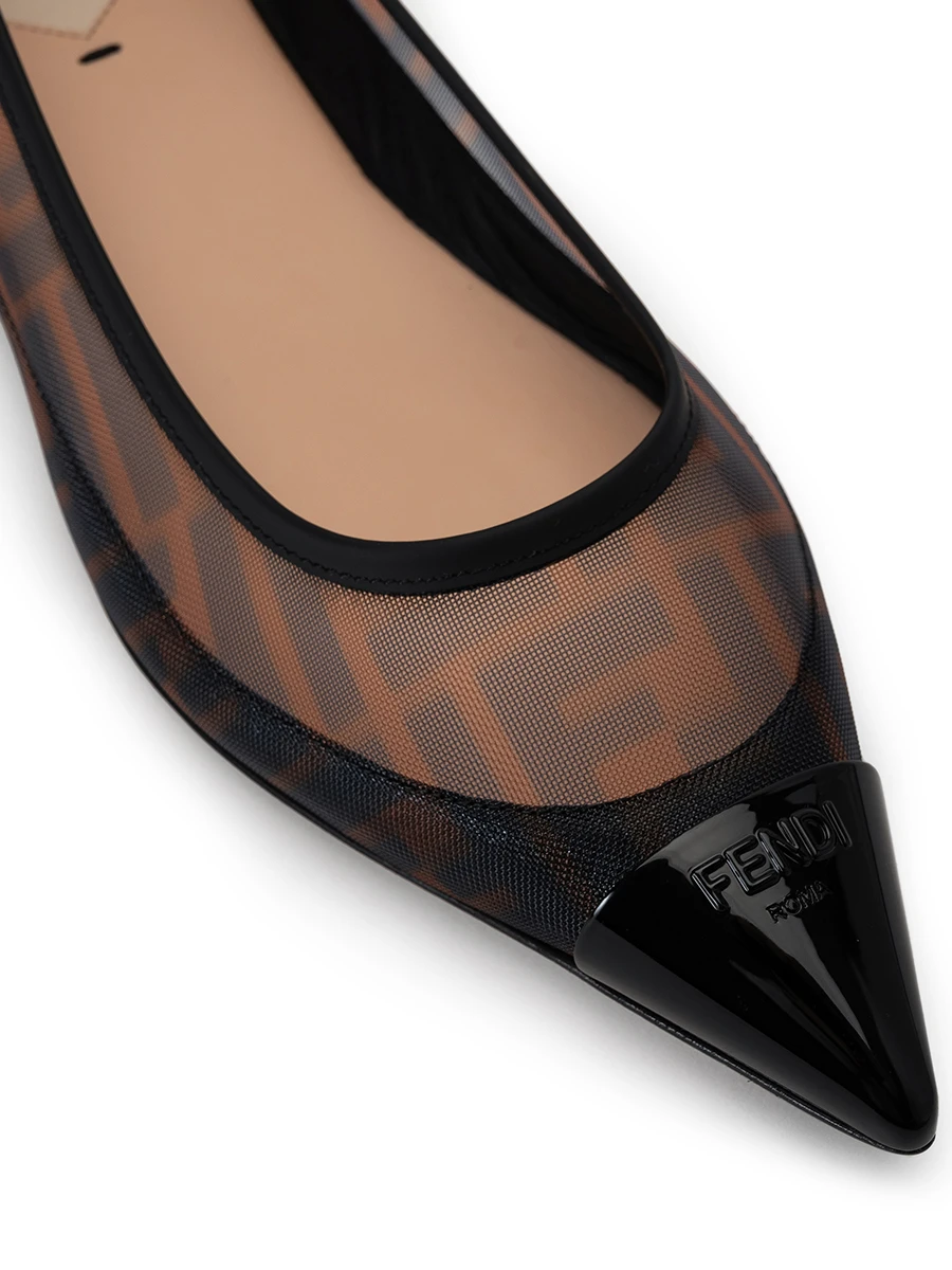 Балетки комбинированные