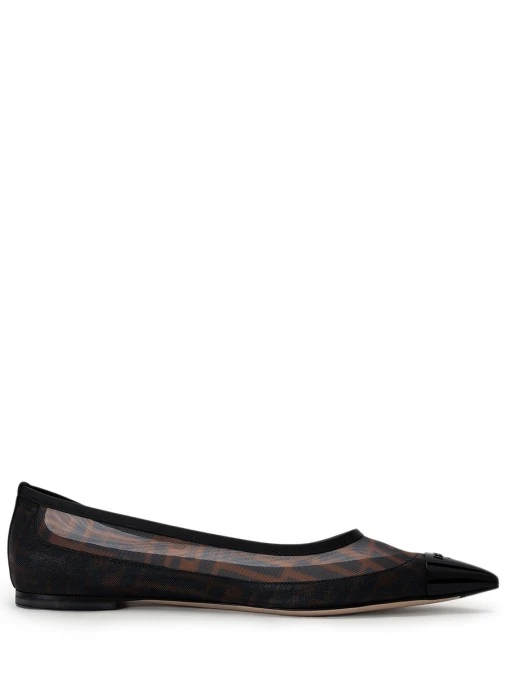 Балетки комбинированные FENDI