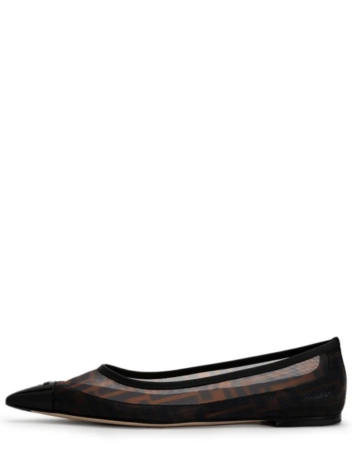 Балетки комбинированные FENDI
