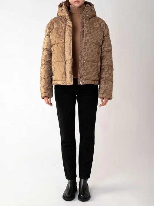 Пуховик стеганый FENDI