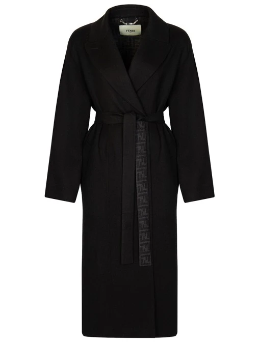 Пальто шерстяное FENDI