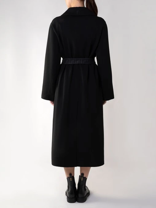 Пальто шерстяное FENDI