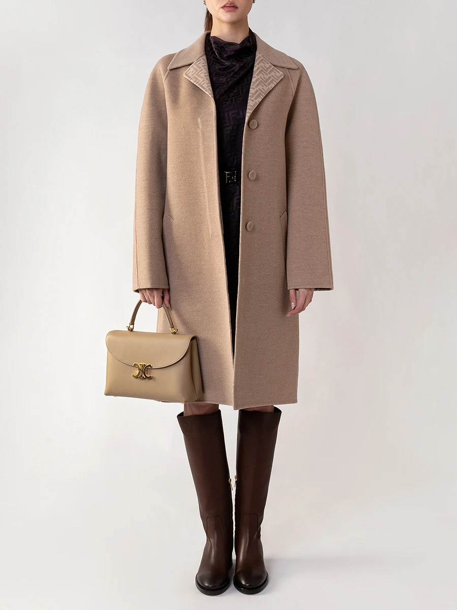 Пальто шерстяное