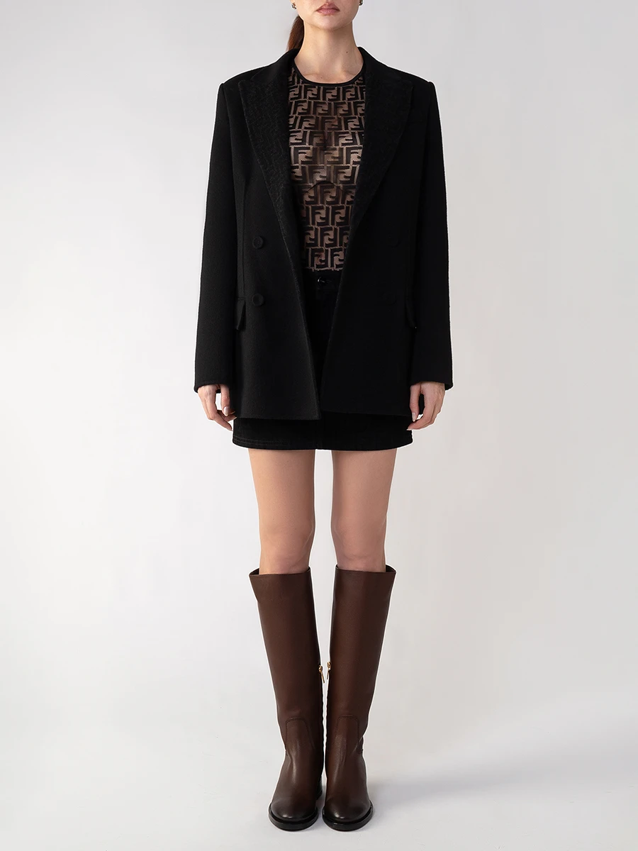 Полупальто шерстяное