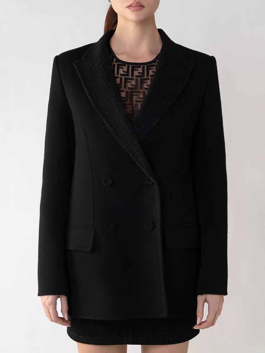 Полупальто шерстяное