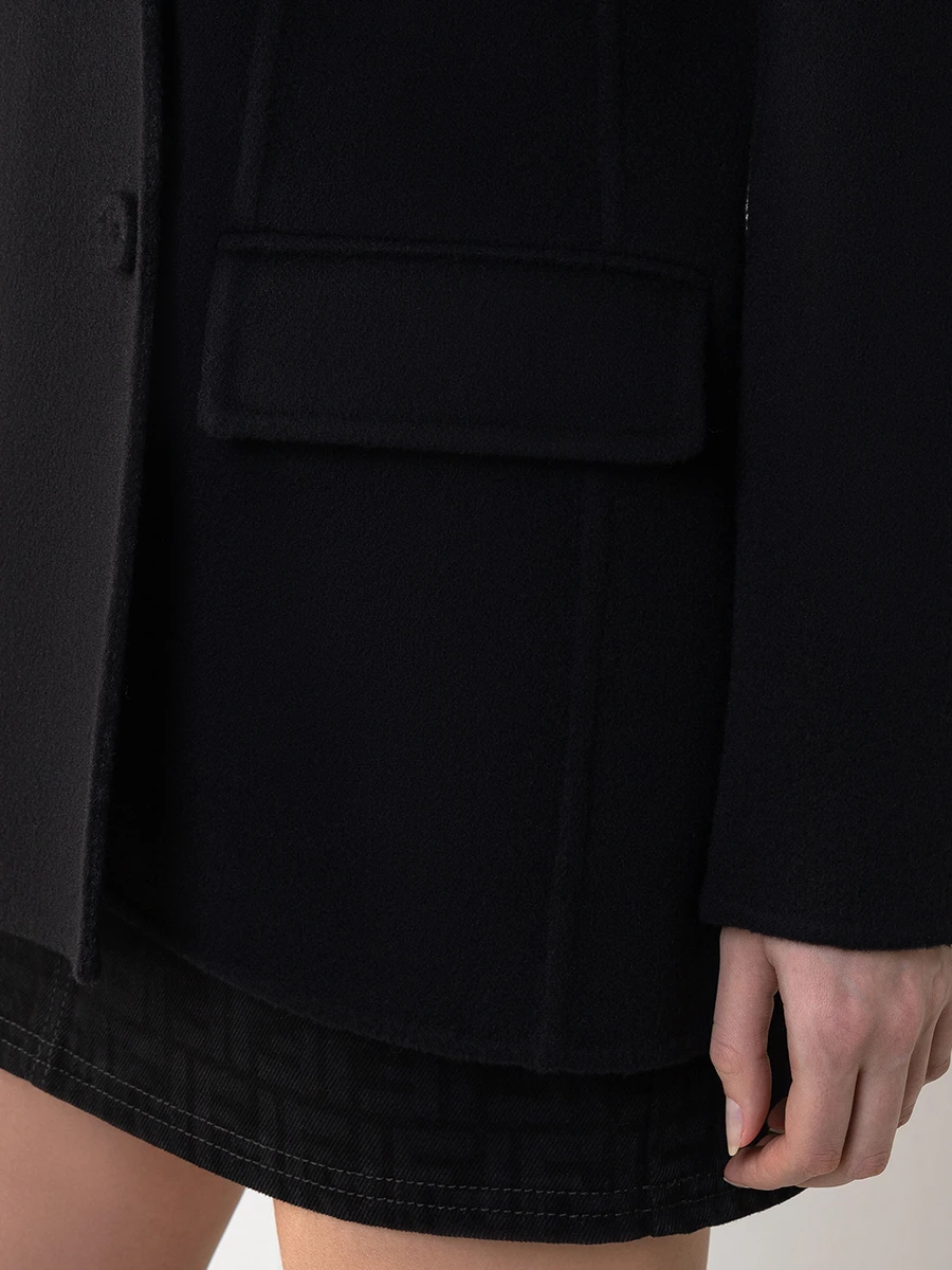 Полупальто шерстяное