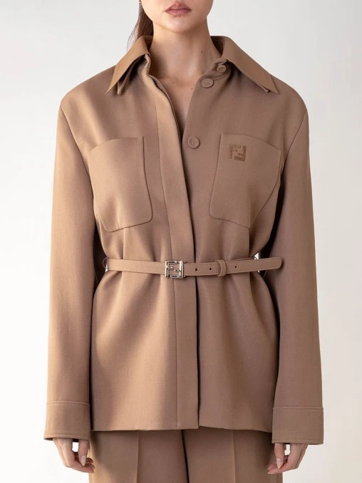 Куртка шерстяная FENDI