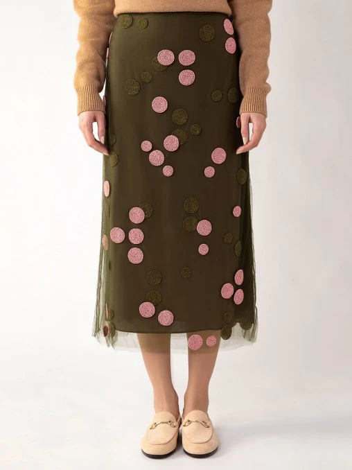 Юбка из тюля FENDI