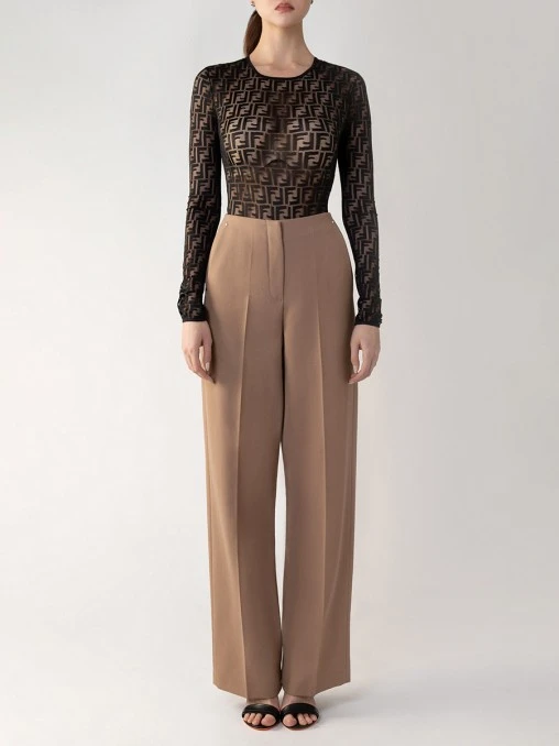 Брюки шерстяные FENDI