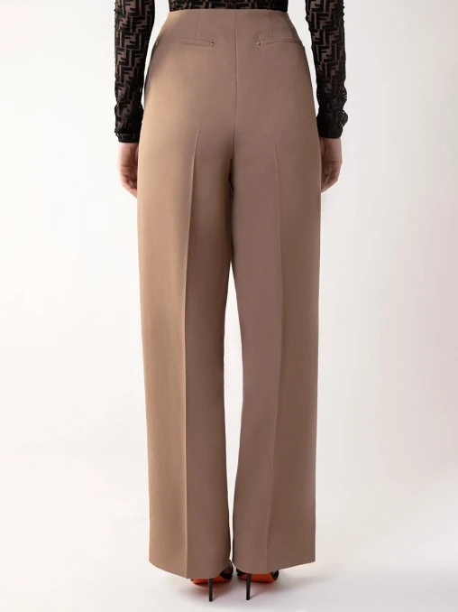 Брюки шерстяные FENDI