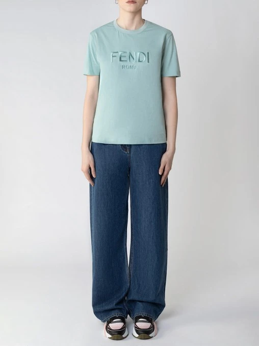 Футболка хлопковая FENDI