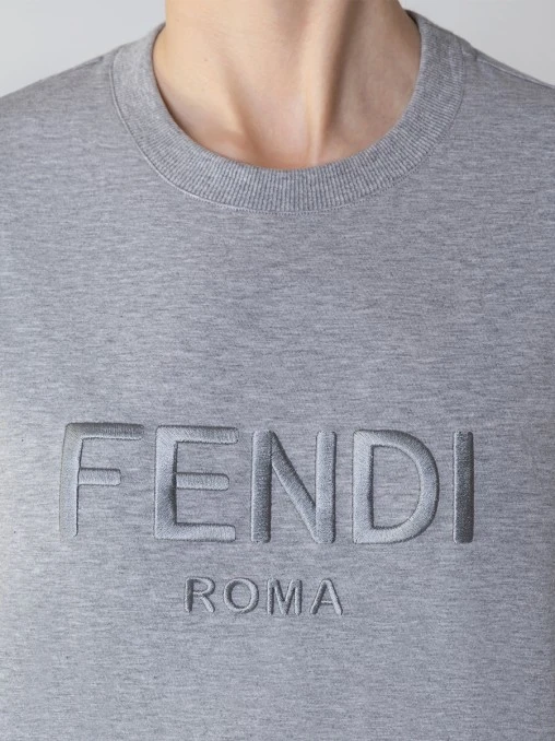 Футболка хлопковая FENDI