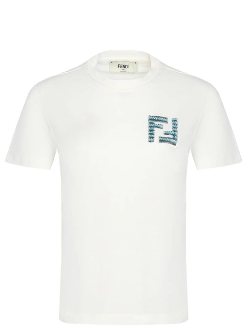 Футболка хлопковая FENDI