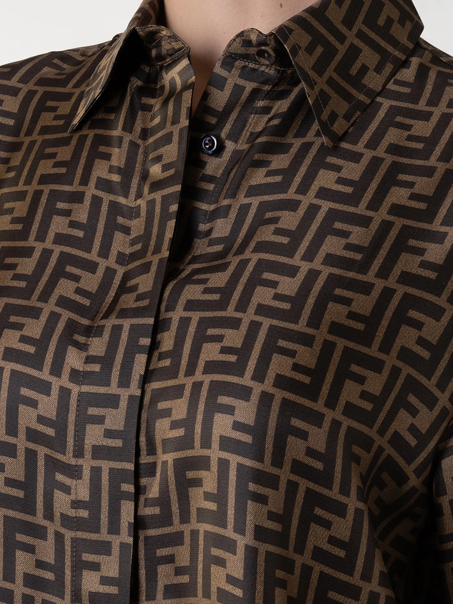 Блуза шелковая