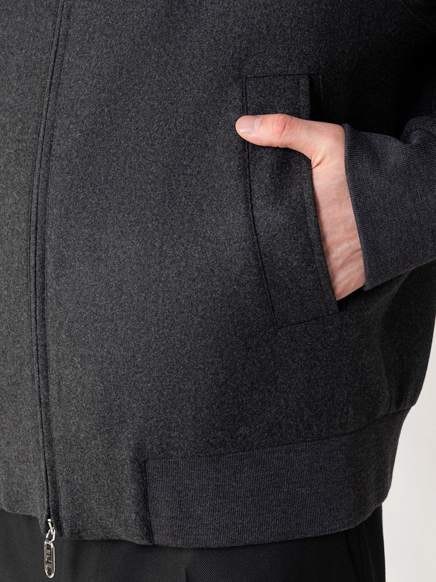 Бомбер кашемировый