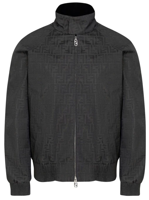 Бомбер с принтом FENDI