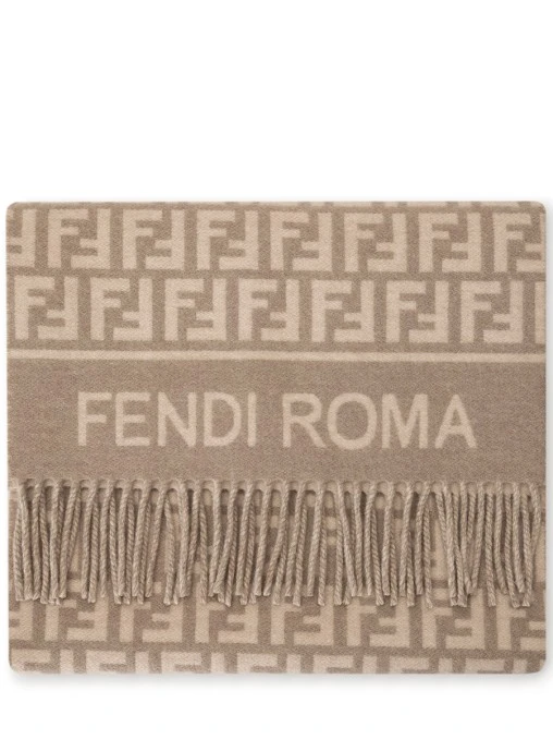 Шарф из шерсти и кашемира FENDI