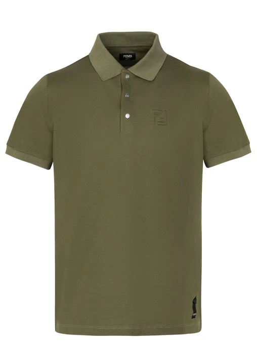 Поло хлопковое FENDI