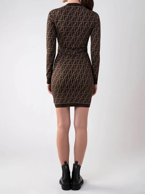 Платье хлопковое FENDI