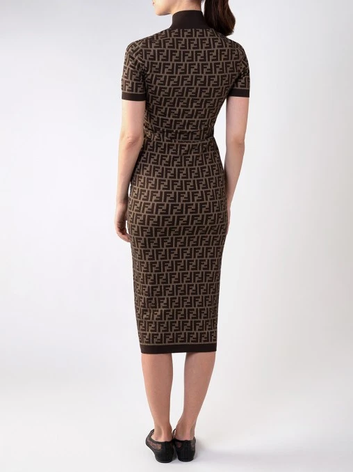 Платье хлопковое FENDI