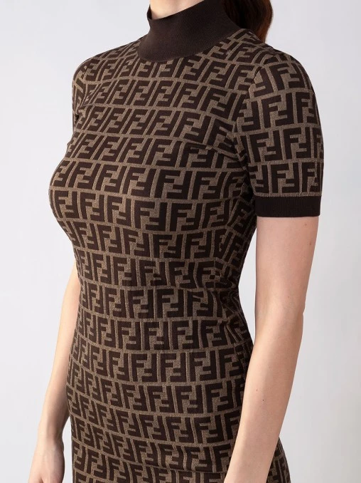 Платье хлопковое FENDI