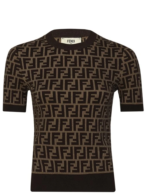 Джемпер хлопковый FENDI