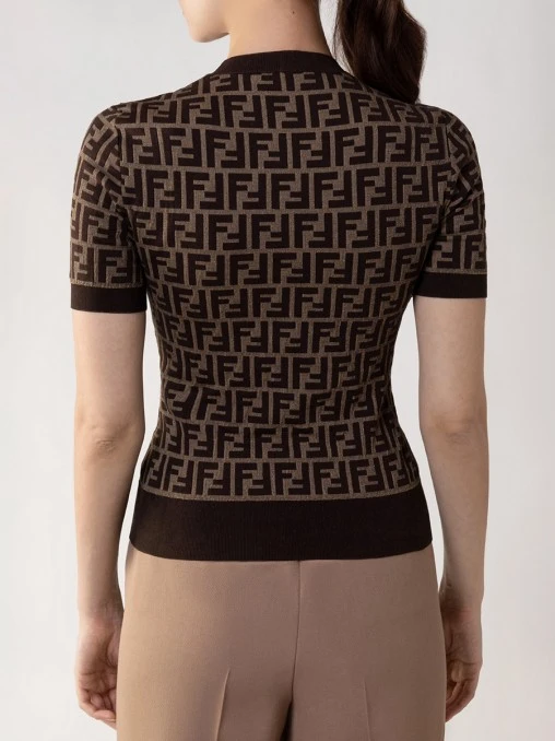 Джемпер хлопковый FENDI