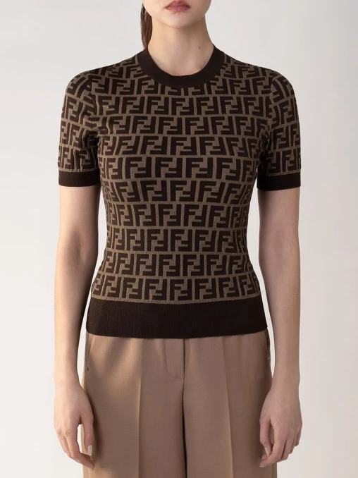 Джемпер хлопковый FENDI