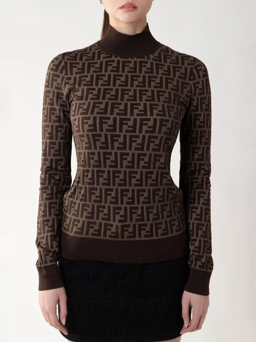 Джемпер хлопковый FENDI