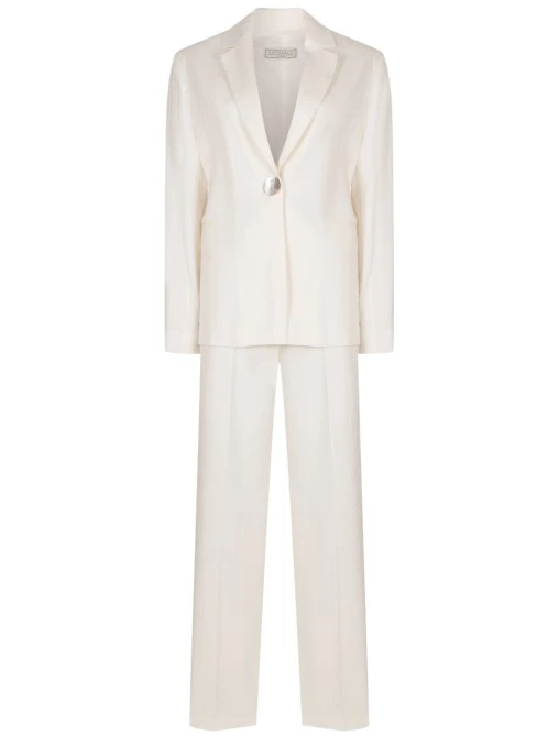 Костюм из вискозы и льна ANTONELLI FIRENZE