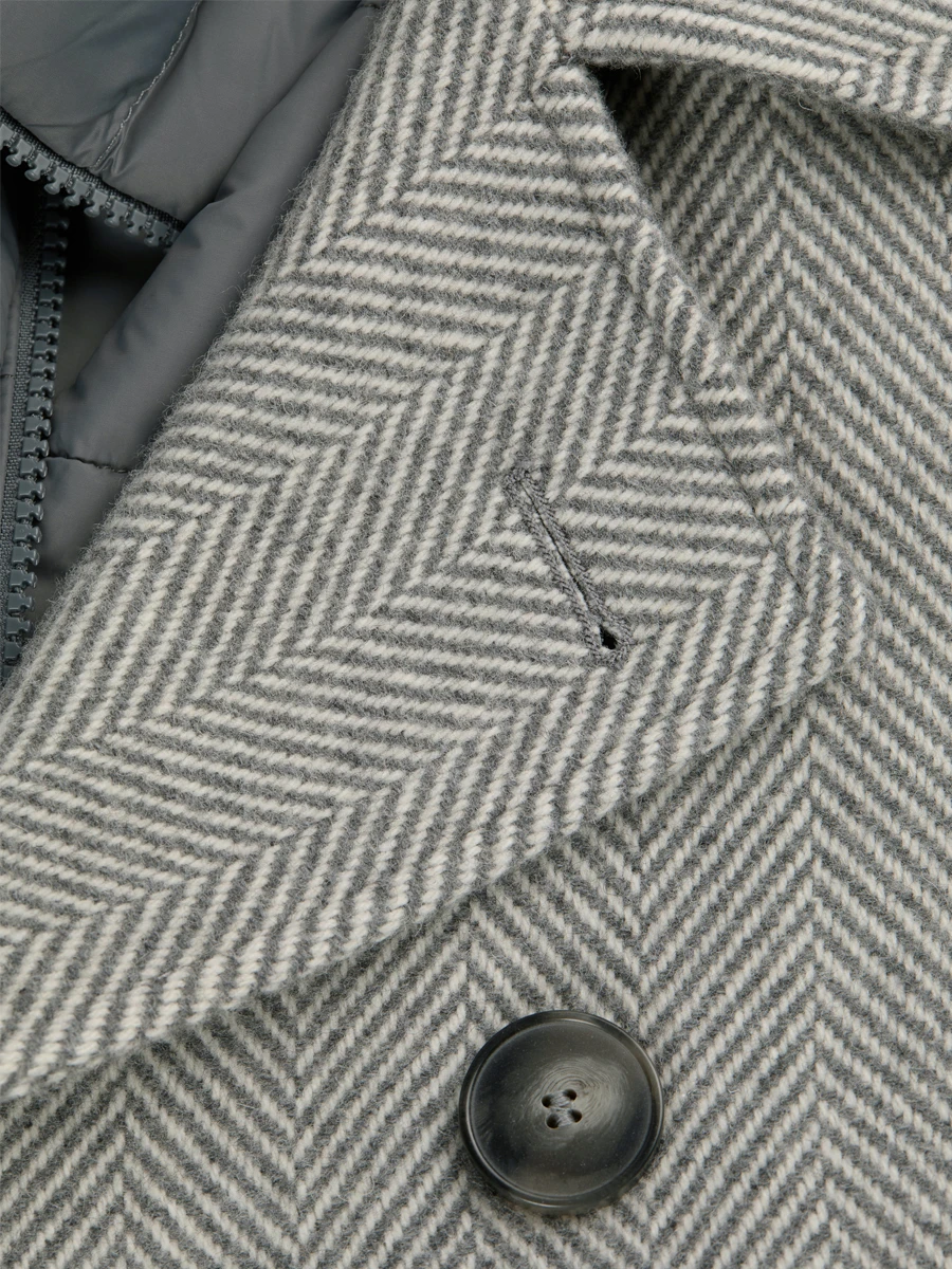 Полупальто шерстяное