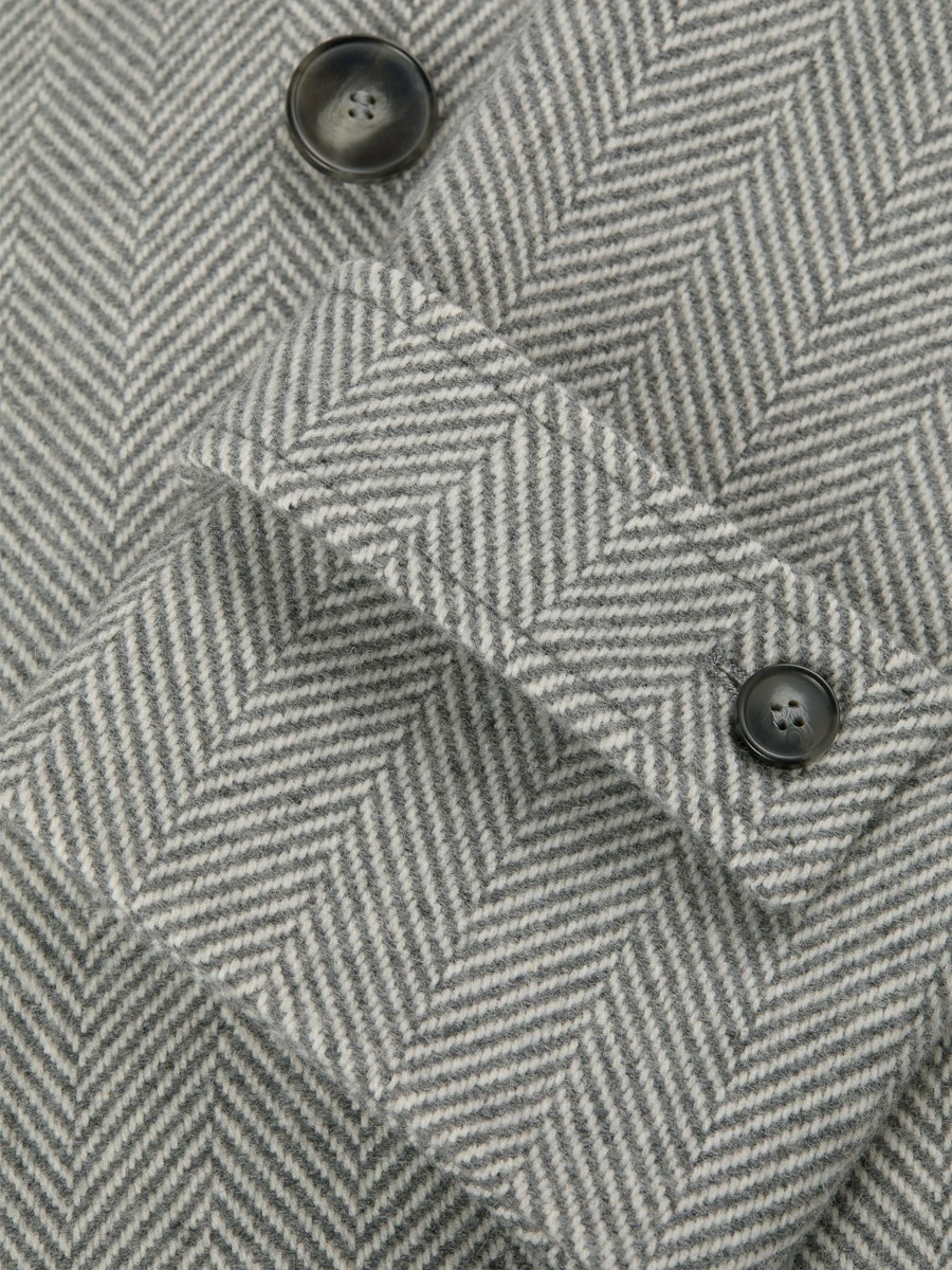 Полупальто шерстяное