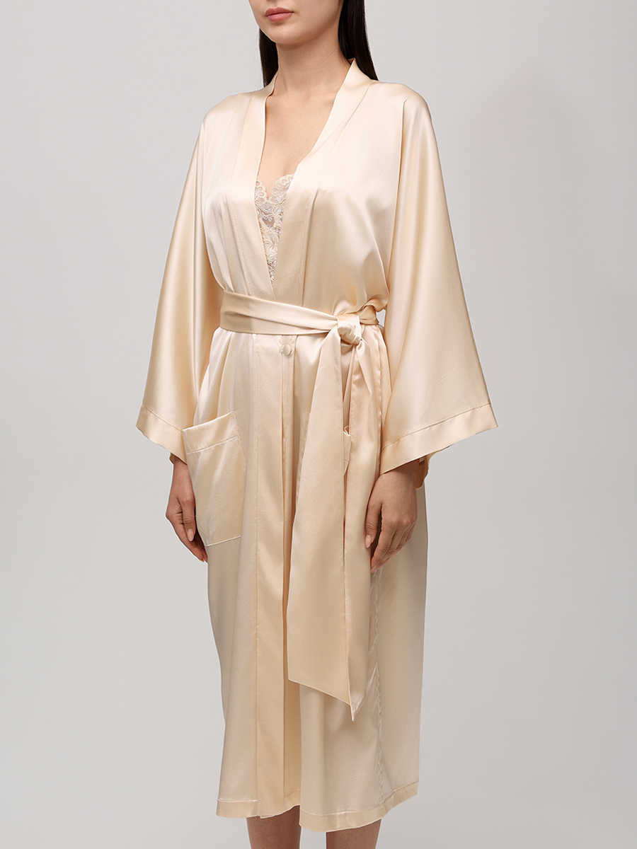 Халат шелковый